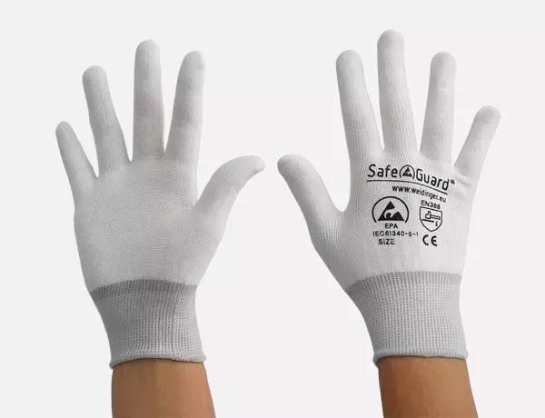 Safeguard DSWL365, ESD Glove, Uncoated (White), image 4