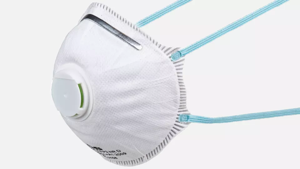 DS Safety P2V, Prosafe® Fine Dust Mask FFP2, With Valve, EN 149, image 1, gallery thumbnail