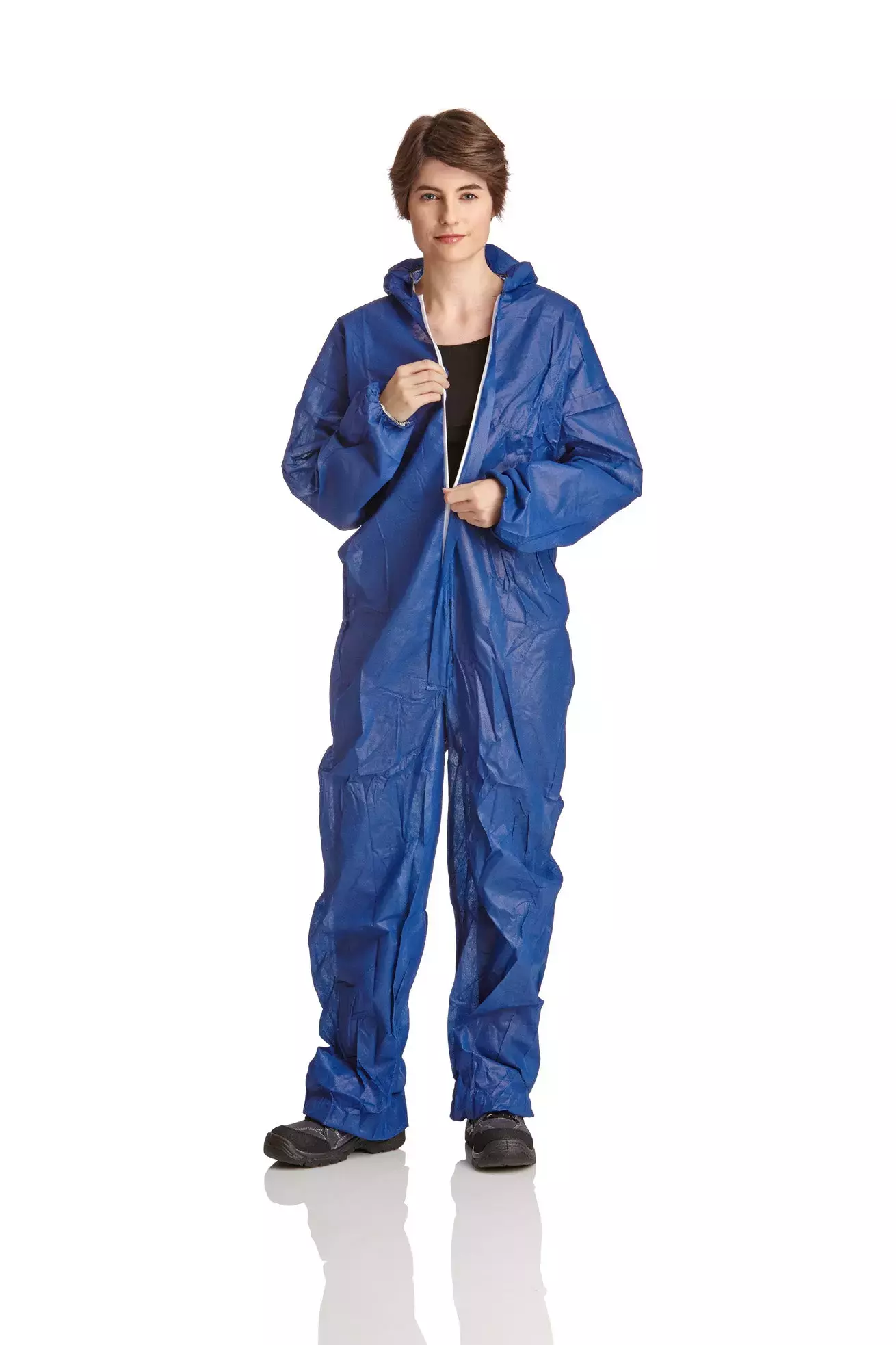 DS Safety PP40B, Prosafe® PP overall med huva, resår i ärm, ben och midja, image 1