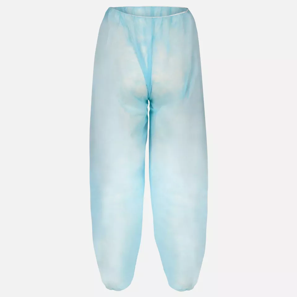 DS Safety PPHOB, Prosafe® PP Trousers, 28 gsm, Blue, With Elasticated Waist, image 1, gallery thumbnail