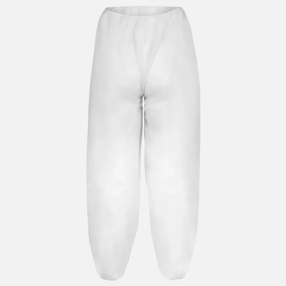 DS Safety PPHO, Prosafe® PP Trousers, 28 g/m², White, With Elasticated Waist, image 1, gallery thumbnail
