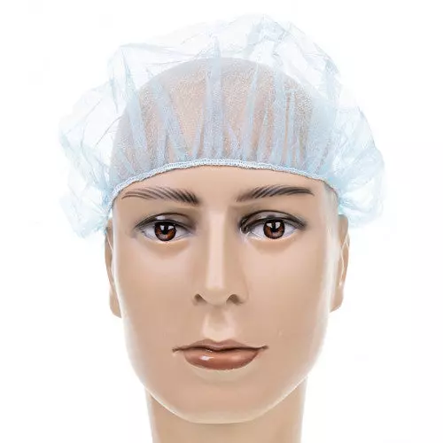 DS Safety BHB49, Prosafe® PP Nonwoven Beret Cap, Latex-Free, 49cm Ø Blue