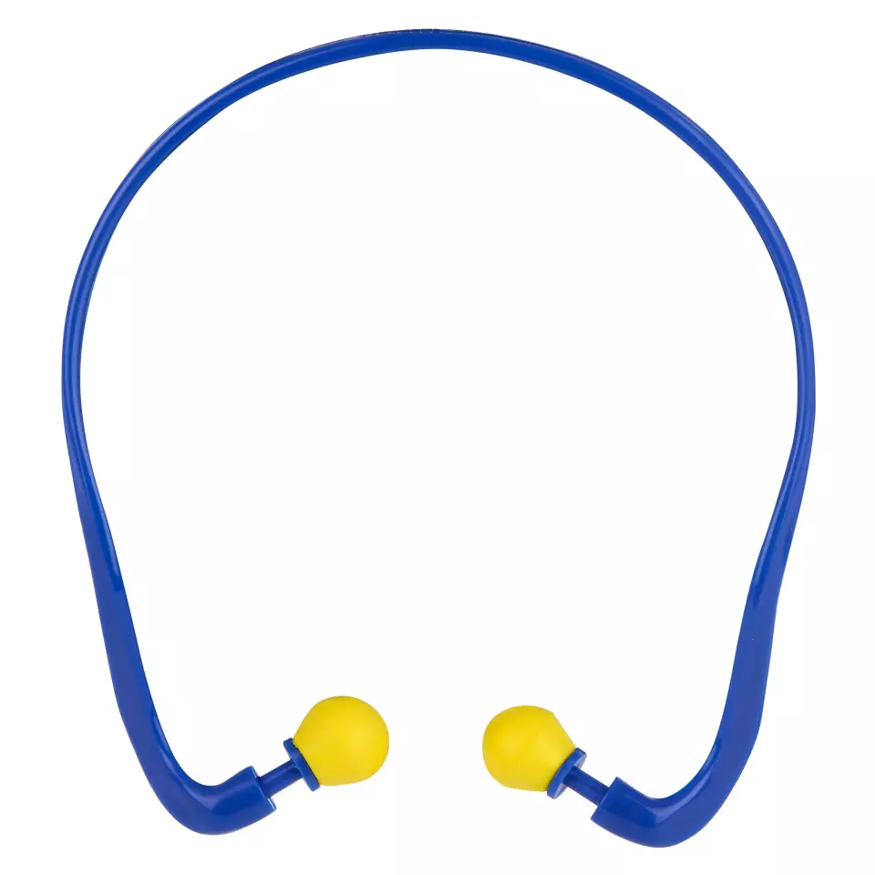 DS Safety EP100BY, Earprotect® Disposable Banded Ear Plug, Yellow Blue, image 1, gallery thumbnail