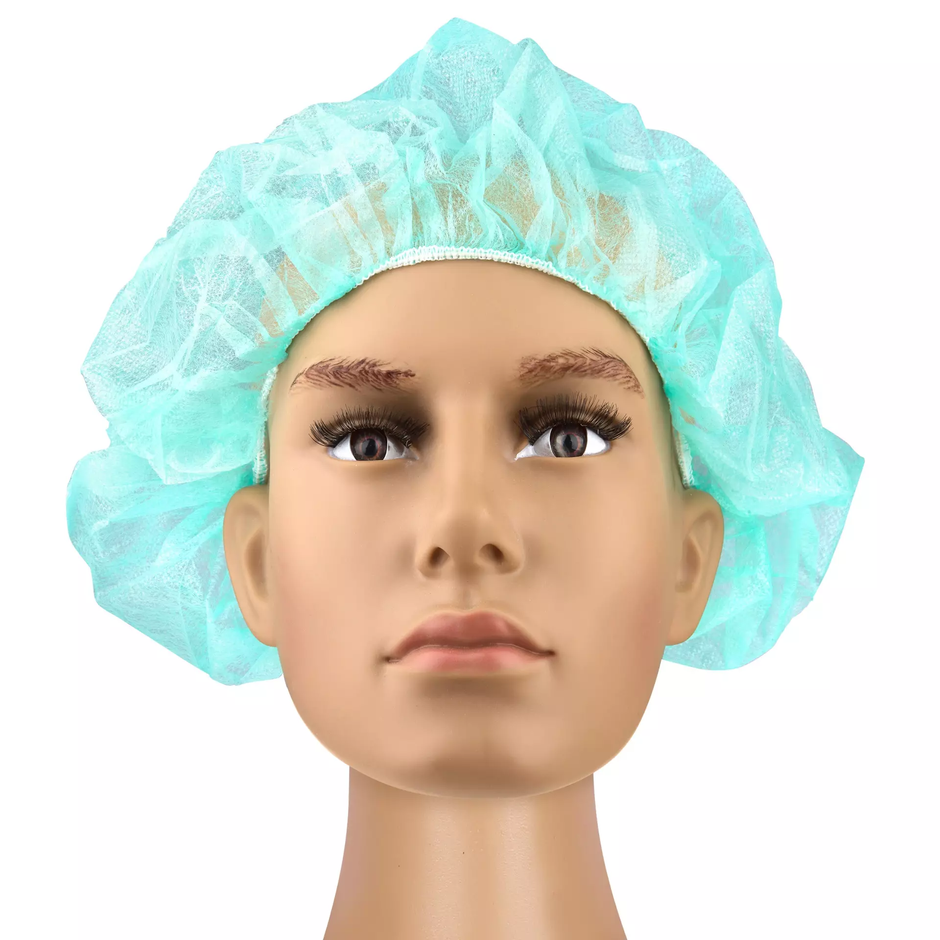 DS Safety BHG54, Prosafe® PP Nonwoven Bouffant Cap, Latex-Free, 54cm Ø Green, image 1