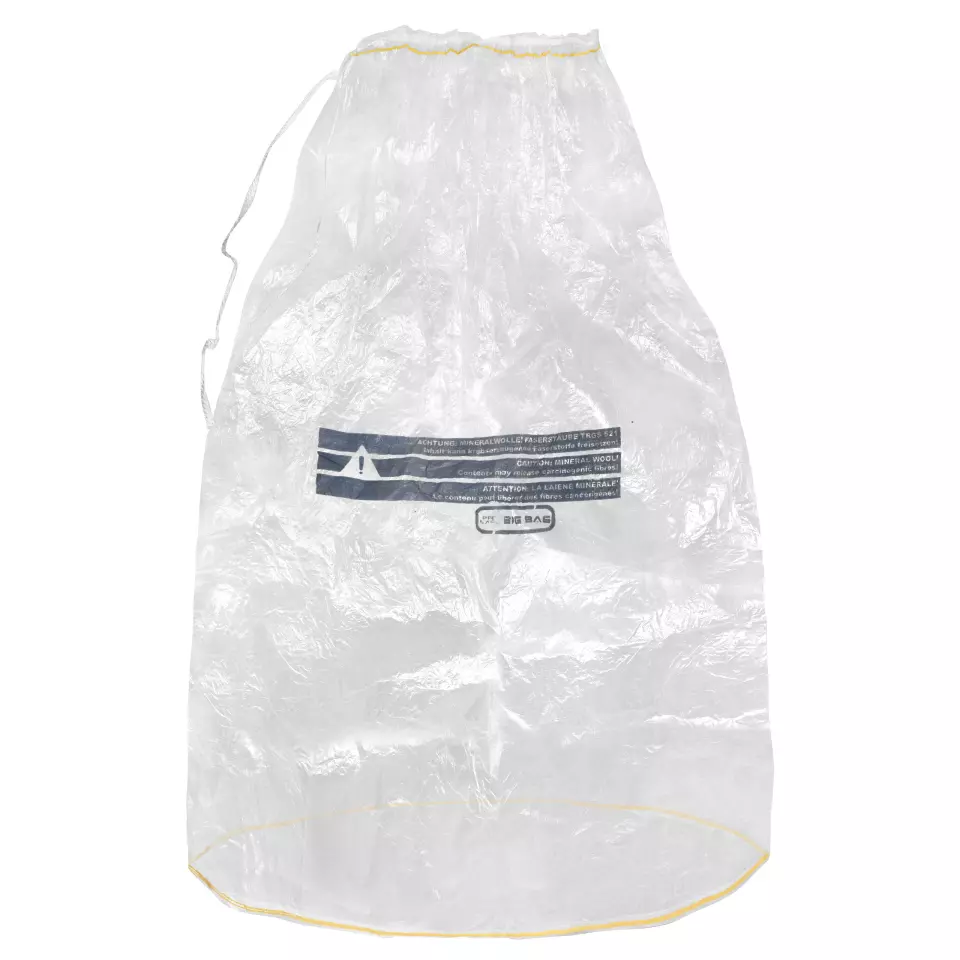 DS Safety PPFBM140T, Prosafe® Big Bag PP Flat Bag 140X220cm, Coated, Transparent, image 1, gallery thumbnail