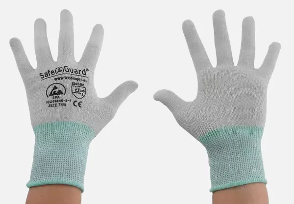Safeguard DSWL3743, ESD Handschuh, Ohne Beschichtung (Grau), image 4