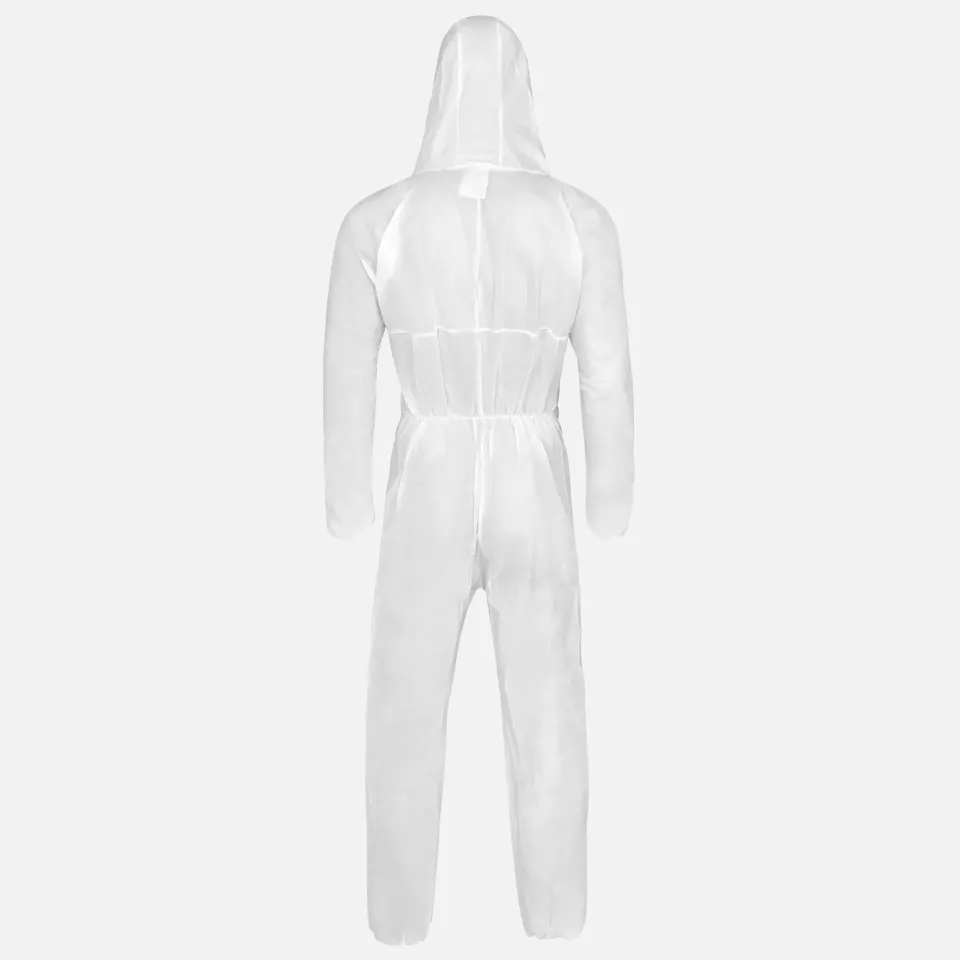 DS Safety PC, Prosafe® ProClean Coverall with Hood, Elasticated Cuffs, Ankles and Waist, image 3, gallery thumbnail