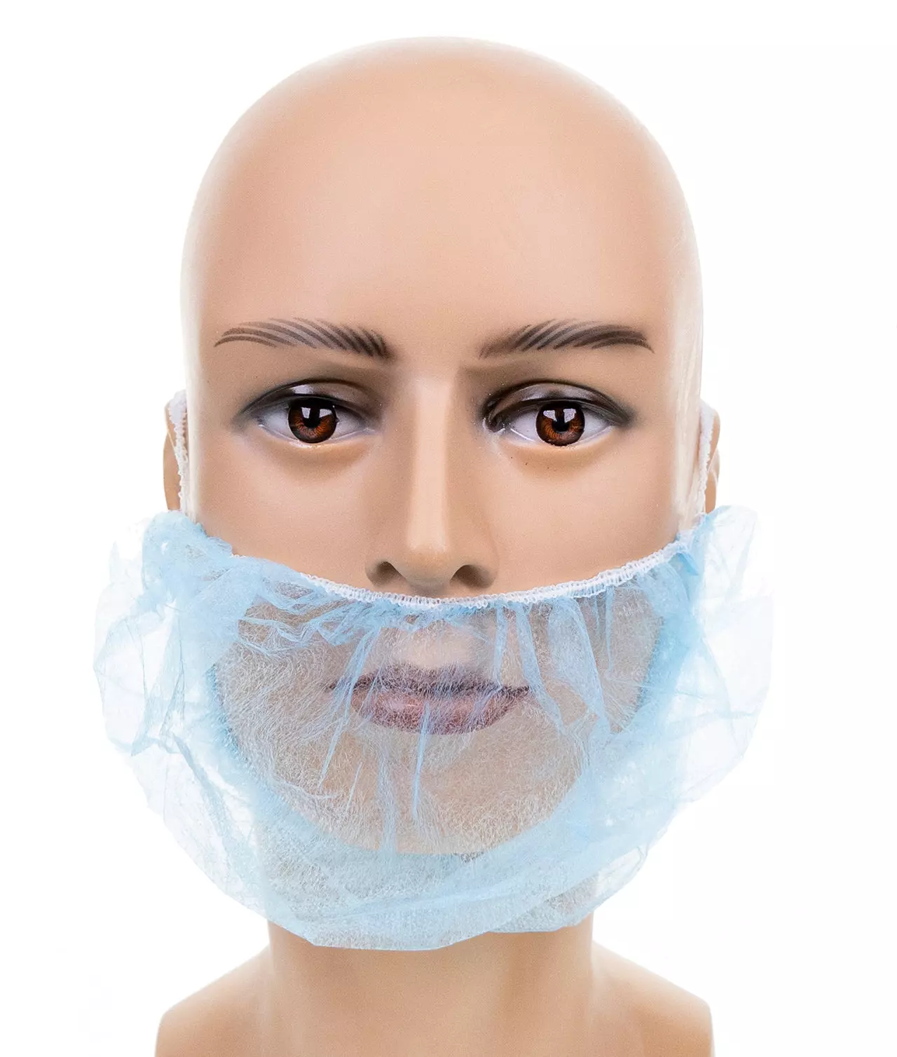 DS Safety BARTB-50, Prosafe® Beard Cover PP Nonwoven, Latex-Free, 50X30, Blue, image 1