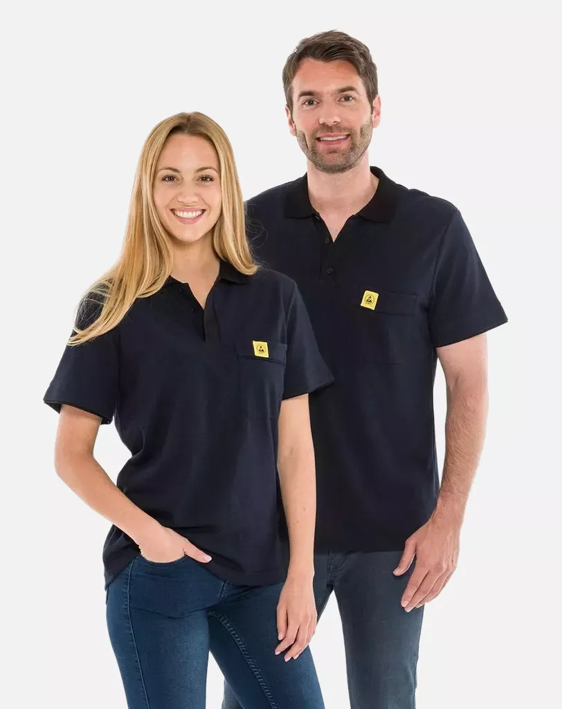 Safeguard DSWL44394-5XL, ESD Polo Shirt Navy Blue 210g/m², Size 5XL, image 1