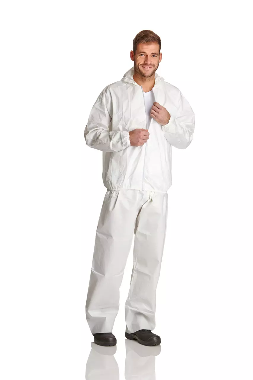 DS Safety PS2JA, Prosafe® 2 Jacke, Kapuze, Antistatisch, Weiss, image 1, gallery thumbnail