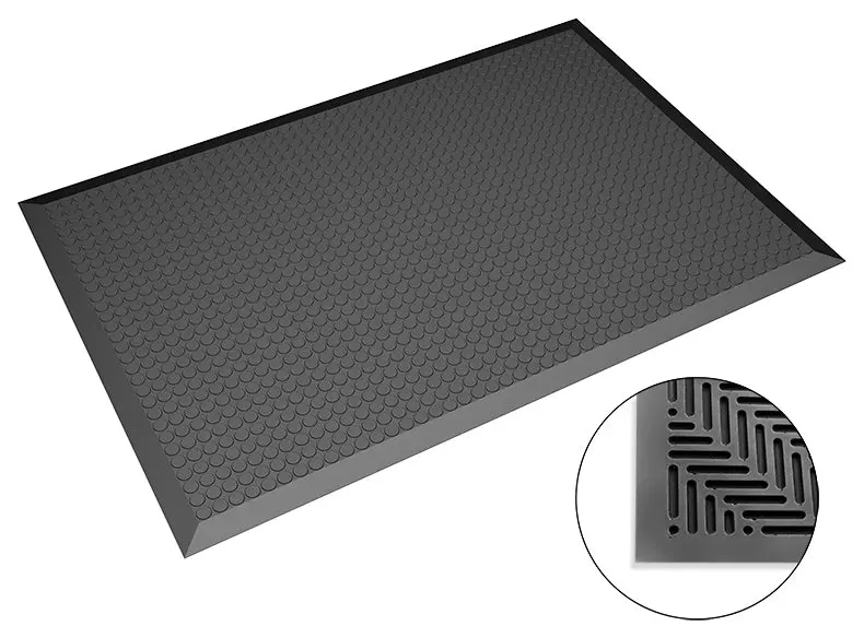 Safeguard® DSWL43020, Safeguard® ESD Floor Mat Black, Flat Studs, image 1, gallery thumbnail