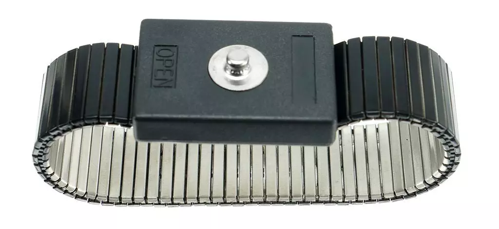 Safeguard DSWL24920, ESD Armband Metall, 3 Mm, Schwarz