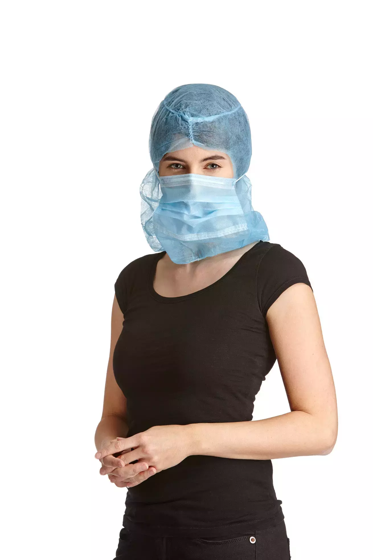 DS Safety ASTROB-MS, Prosafe® Astro Cap Made Of PP, Sewn-On Face Mask, image 1