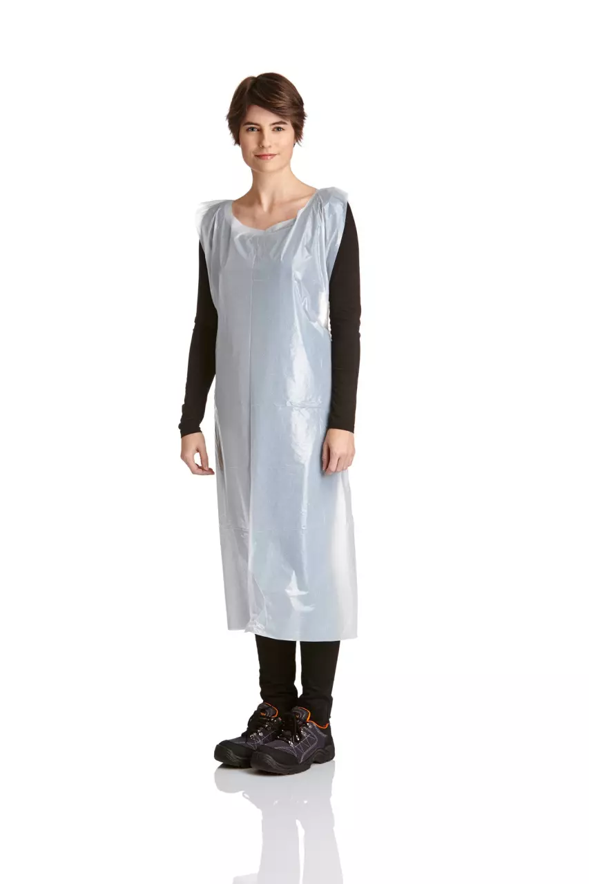 DS Safety FOSC125, Prosafe® Plastic Apron, Polyethylene, 75X125cm, Embossed, image 1, gallery thumbnail