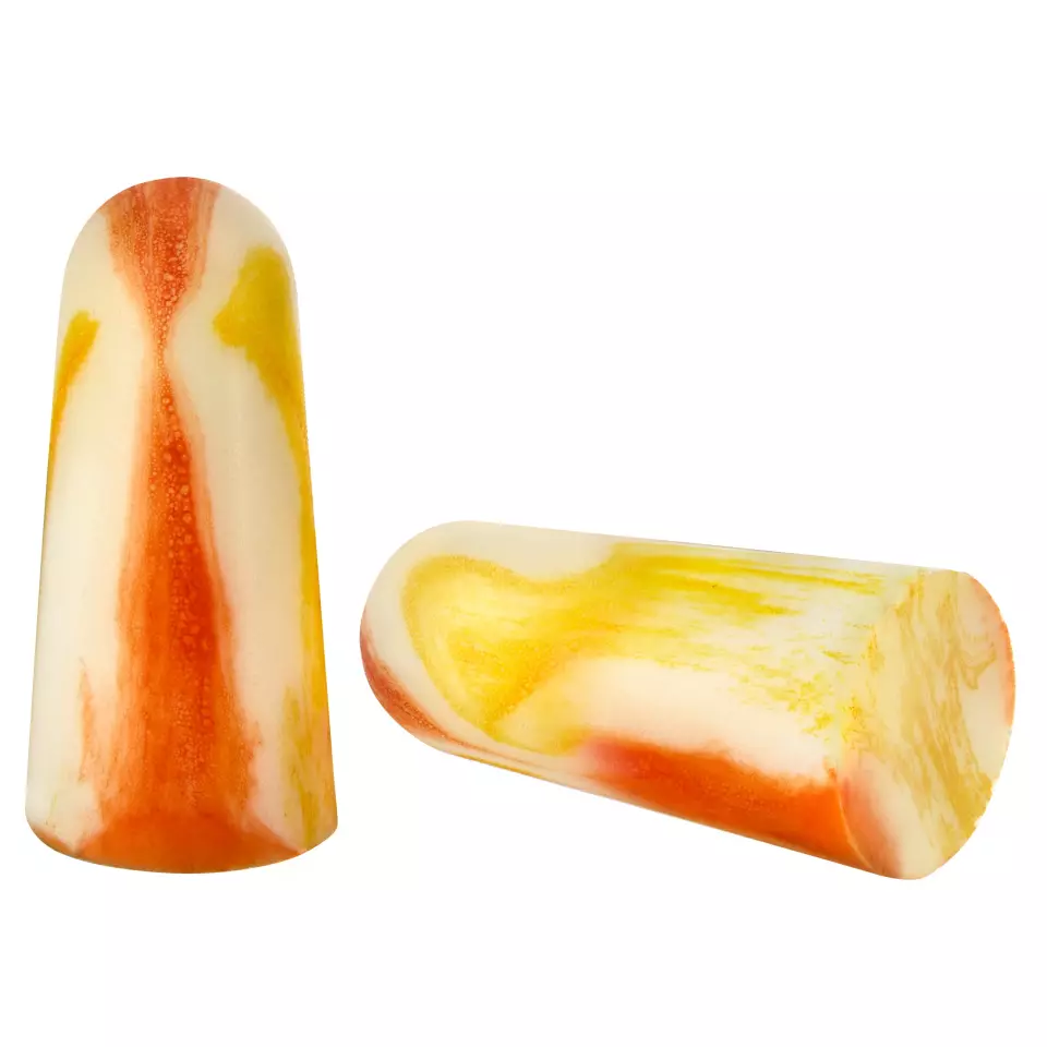 DS Safety EP1227OWY, Earprotect® Disposable Earplugs, Orange/White/Yellow, image 1, gallery thumbnail