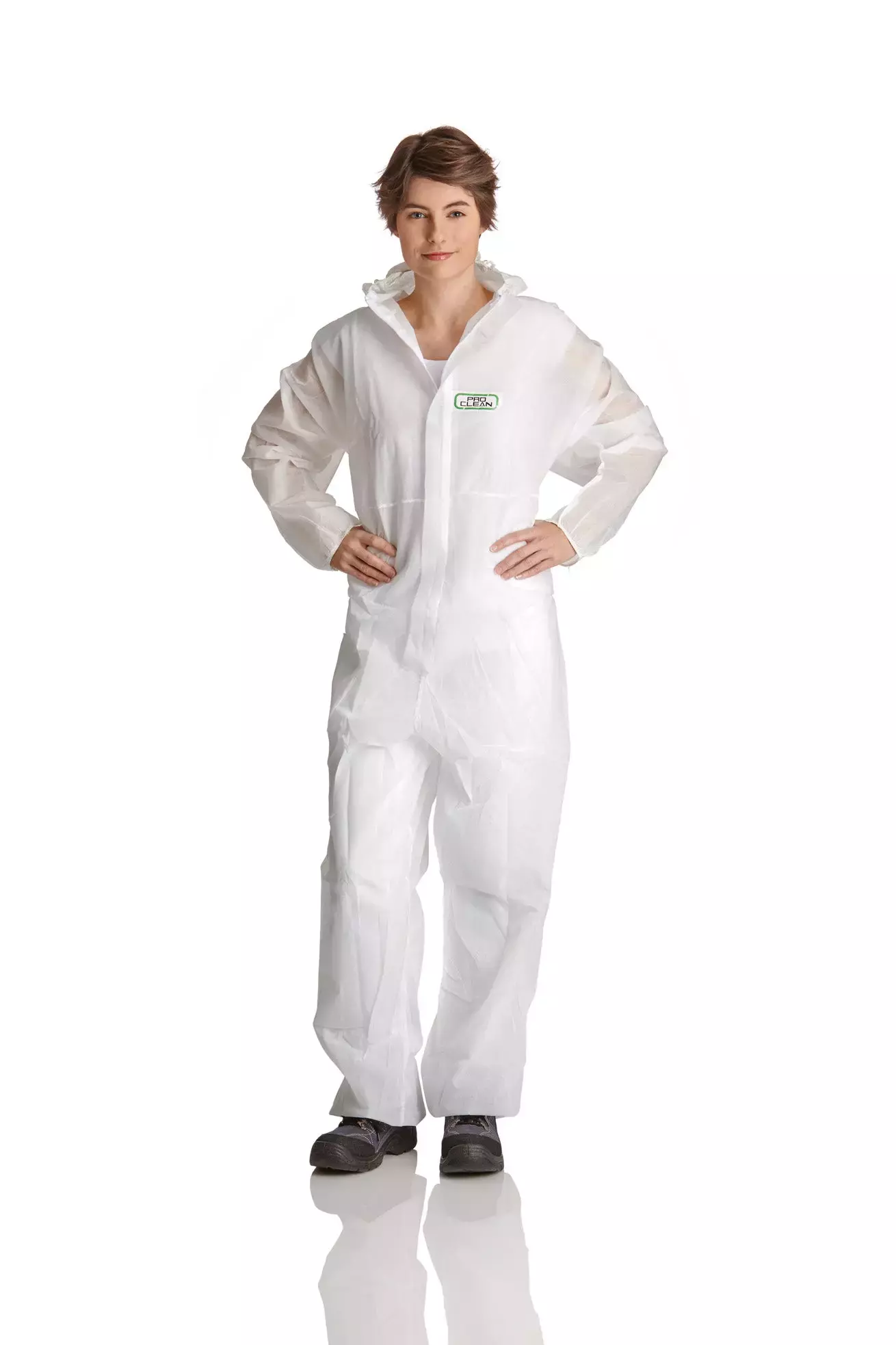 DS Safety PC, Prosafe® ProClean Coverall with Hood, Elasticated Cuffs, Ankles and Waist