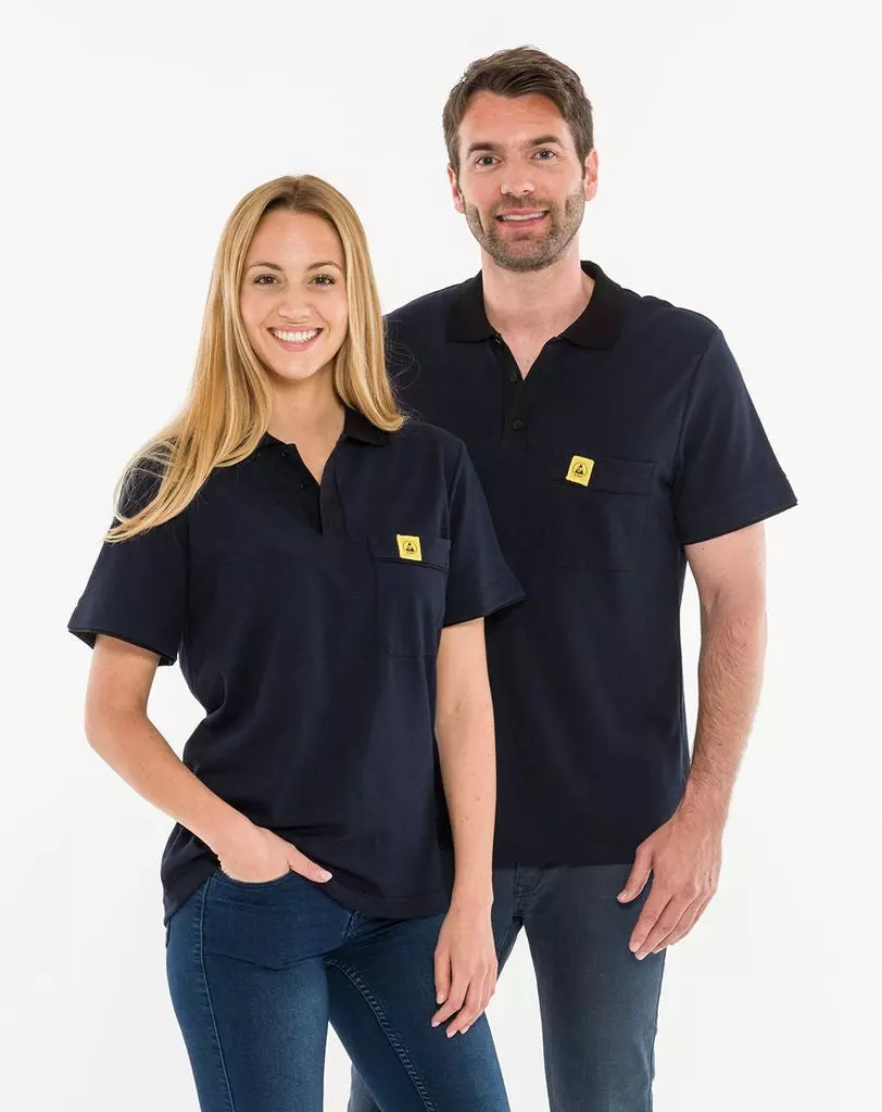 Safeguard DSWL44394-5XL, ESD Polo Shirt Navy Blue 210g/m², Size 5XL