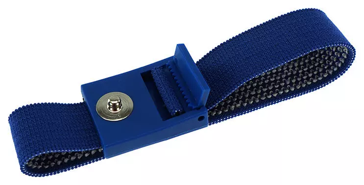 Safeguard DSWL20421, ESD Wristband Pro, Dark Blue, 3 mm Snap