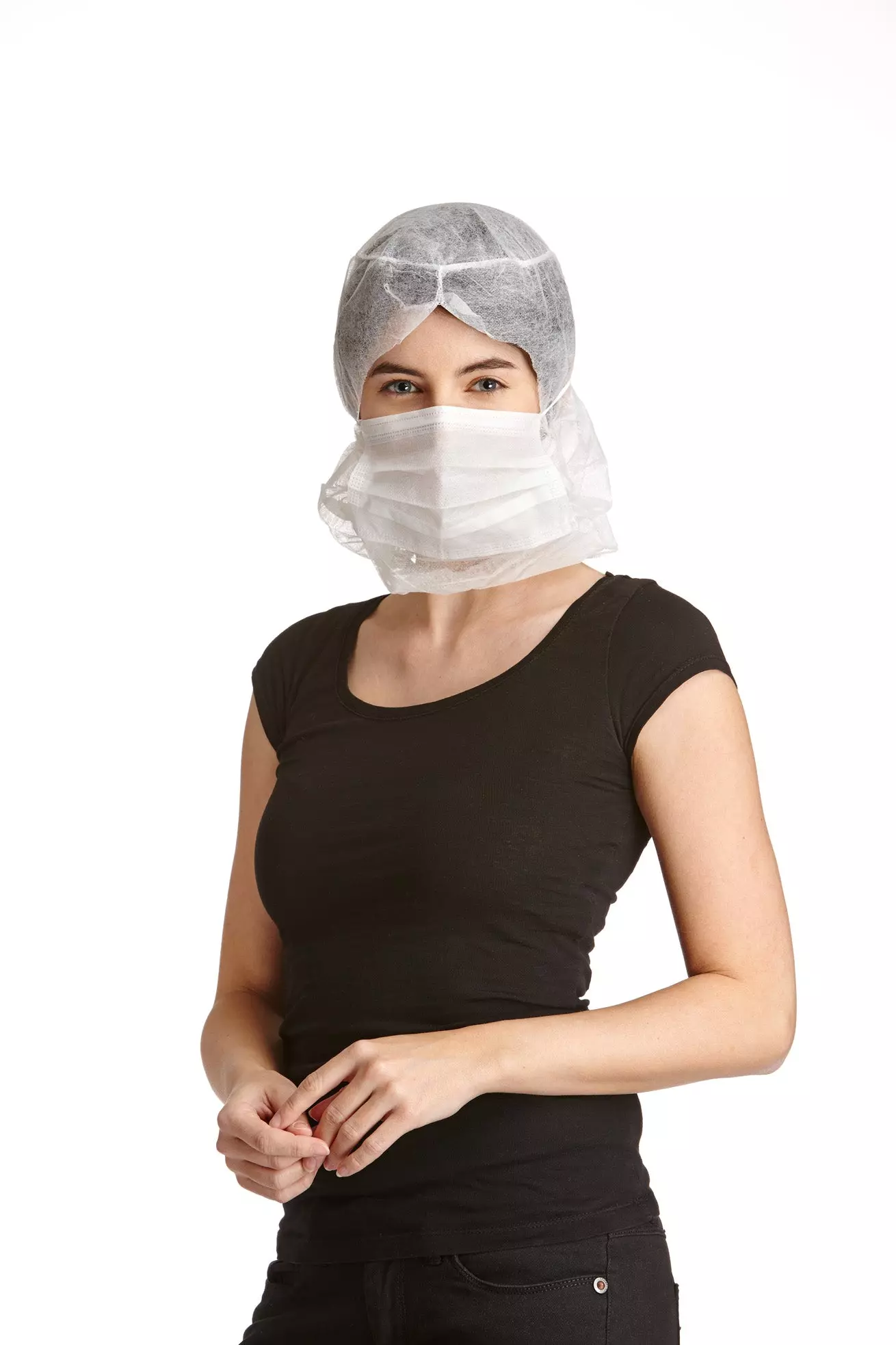 DS Safety ASTRO-MS, Prosafe® Astro Cap Made Of PP, Sewn-On Face Mask, image 1