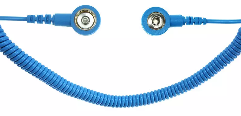 Safeguard DSWL42075, ESD Coil Cord, 1 Mohm