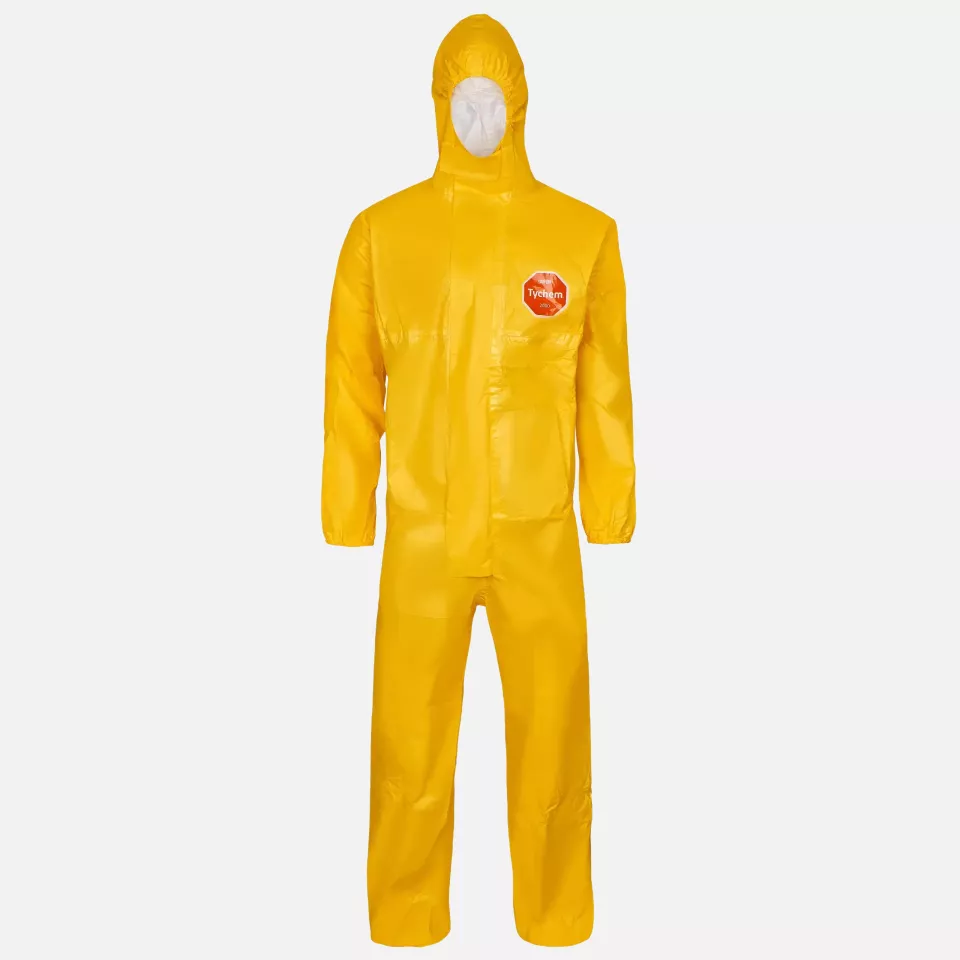 DuPont TYC, Tychem 2000C Coverall, Standard, Hood, Thumb Loops, image 1, gallery thumbnail