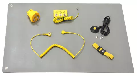 Safeguard ESD Table Mat Set L Pro Plus, Grey