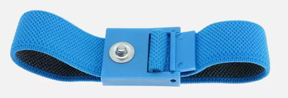 Safeguard DSWL420, ESD Fabric Wristband, 7 mm Snap, image 1, gallery thumbnail
