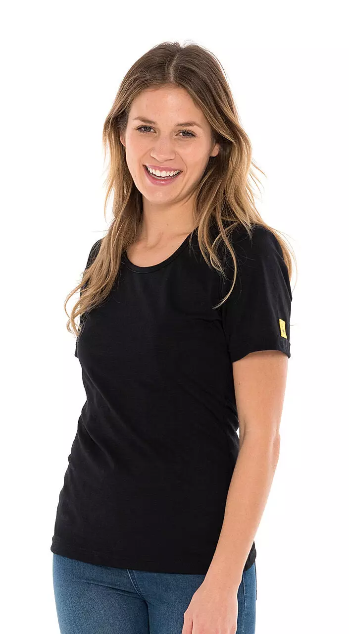 Safeguard DSWL50, Eco Line ESD T-Shirt, Round Neck, Black