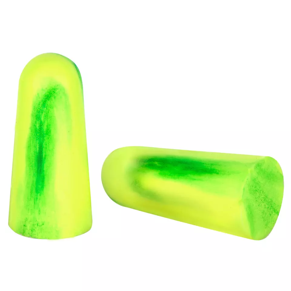DS Safety EP1227GY, Earprotect® Disposable Earplugs, Green/Yellow, image 1, gallery thumbnail