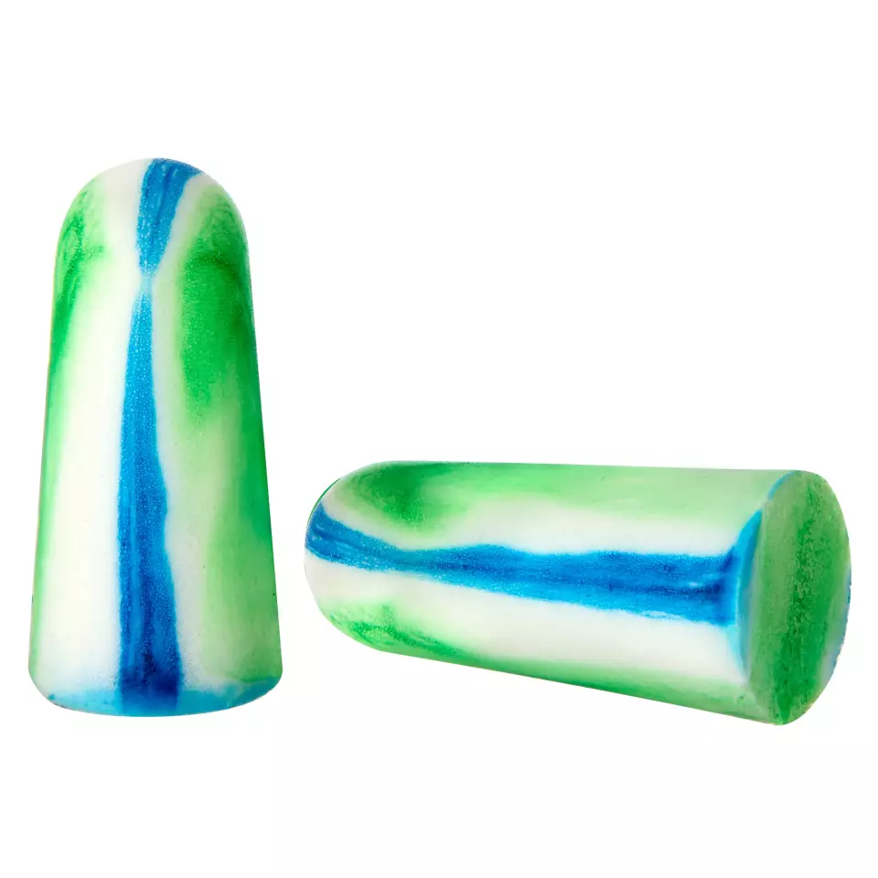 DS Safety EP1227BWG, Earprotect® Disposable Earplugs Blue/White/Green, image 1, gallery thumbnail
