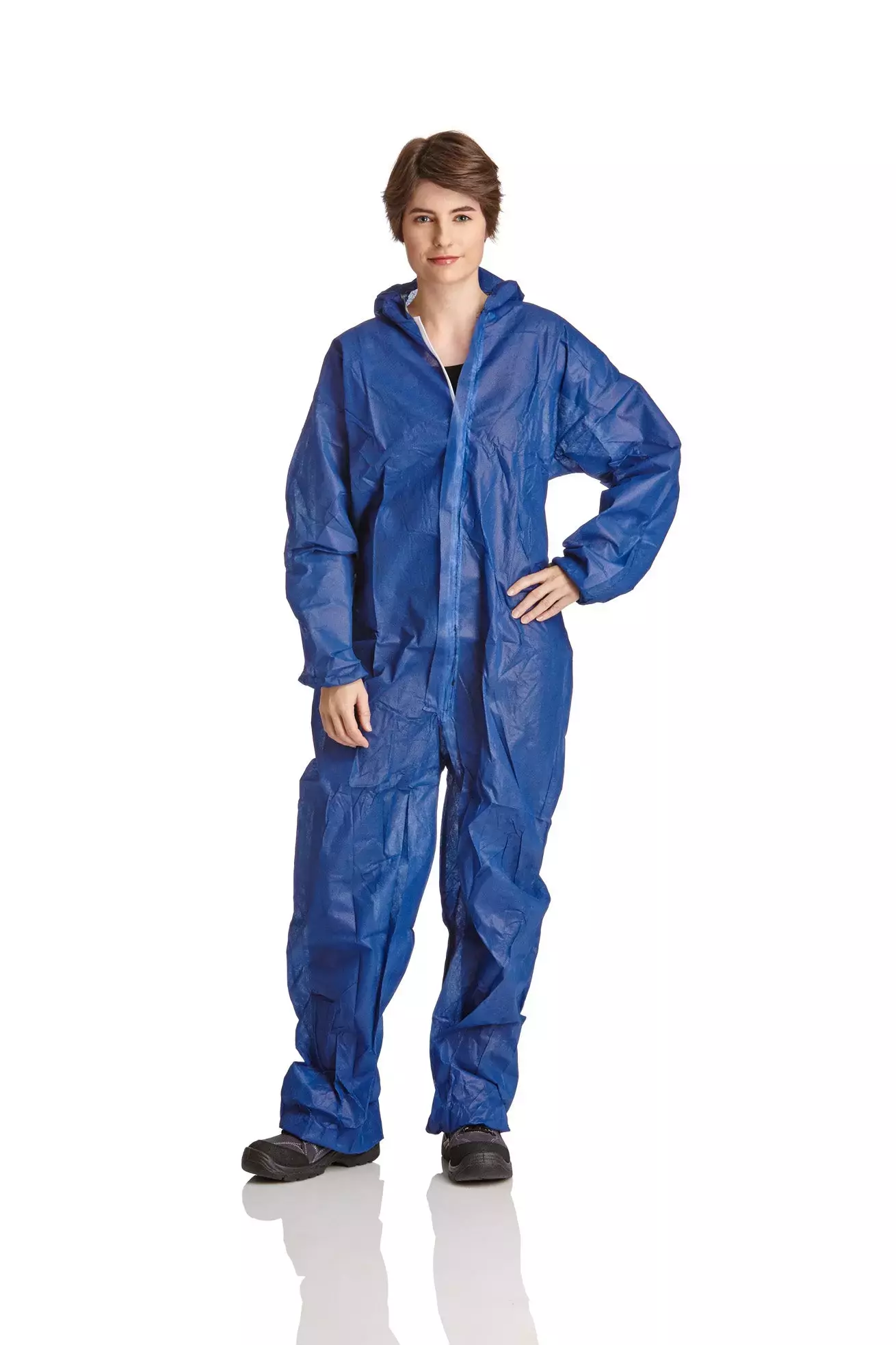 DS Safety PP50B, Prosafe® PP Overalls mit Kapuze, Arm, Bein und Taillengummi