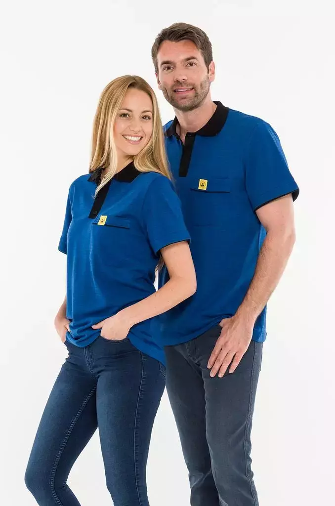 Safeguard DSWL31936-5XL, ESD Polo Shirt Royal Blue 210 g/m², Size 5XL, image 1