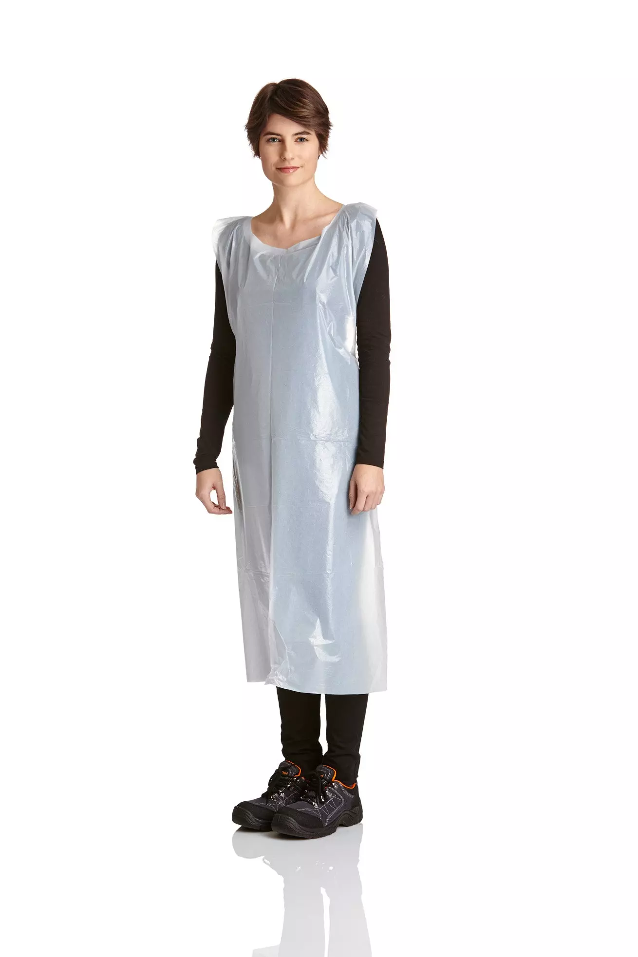 DS Safety FOSC125, Prosafe® Plastic Apron, Polyethylene, 75X125cm, Embossed, image 1