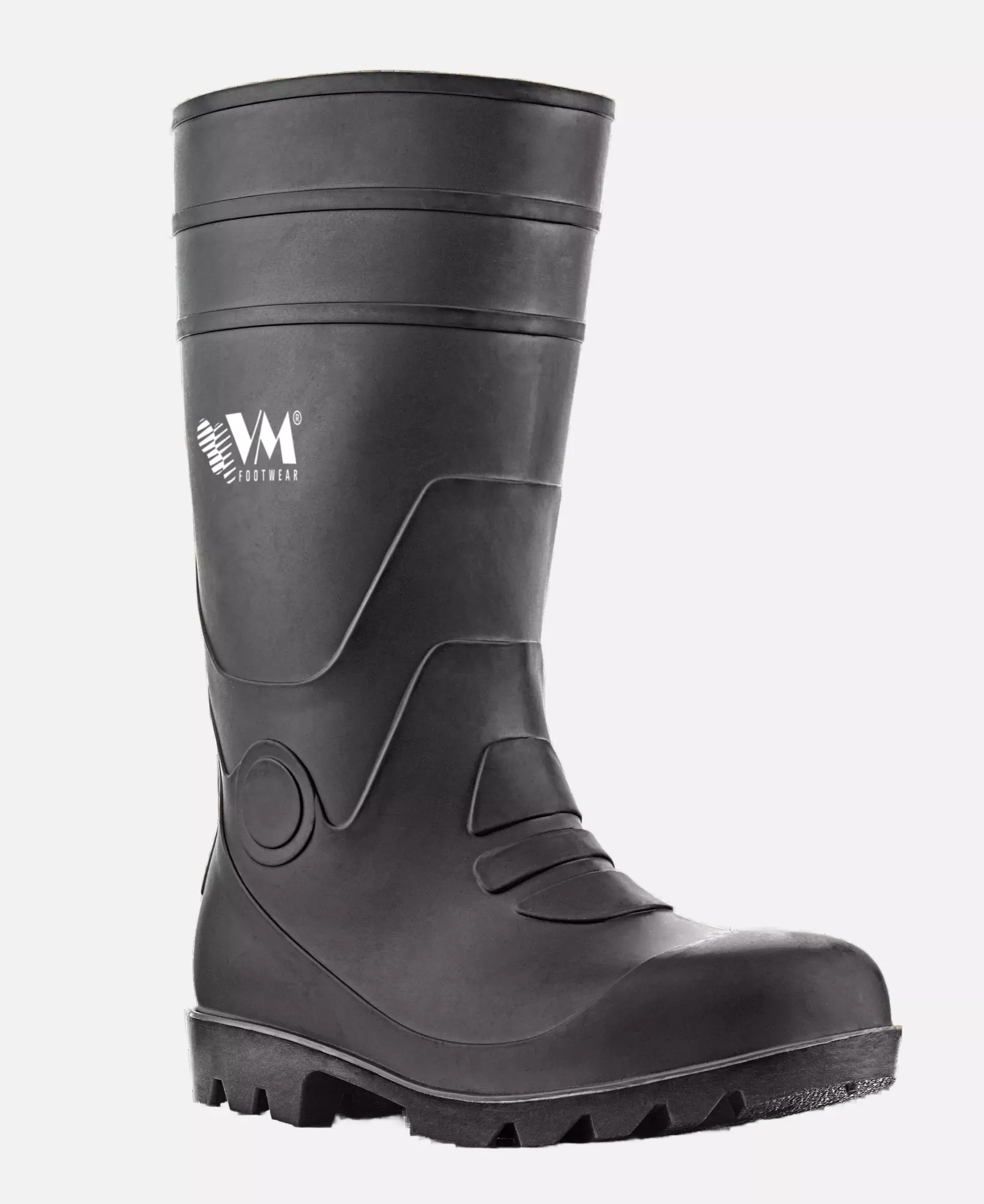 VM Footwear 1004-S5, OSAKA Safety Rubber Boots, S5, Black, image 1