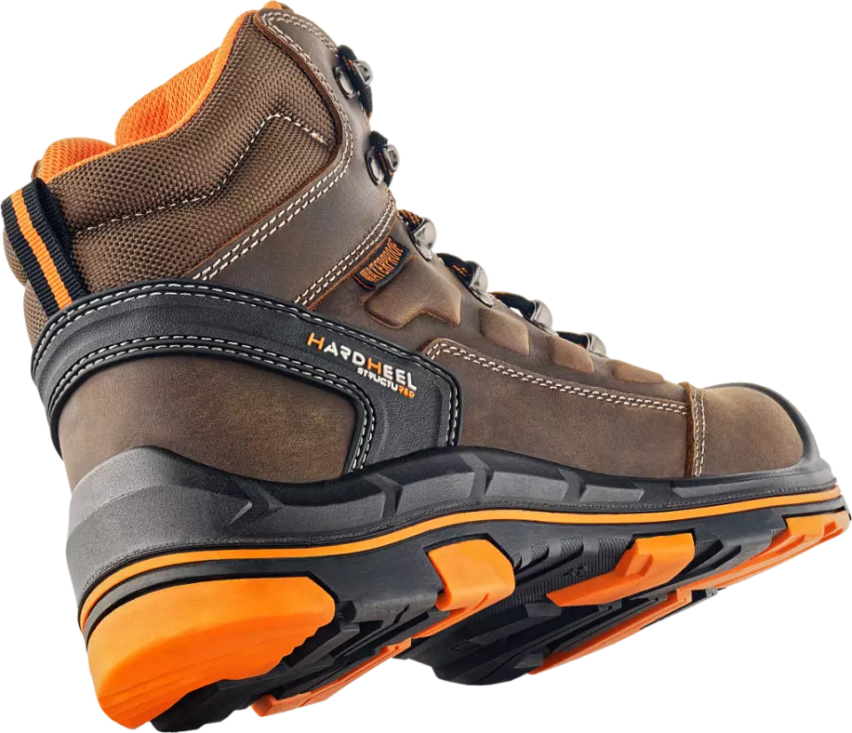 VM Footwear 2550-O6ESD, STUTTGART Berufsknöchelschuhe O6 ESD, Braun/Schwarz, image 2, gallery thumbnail