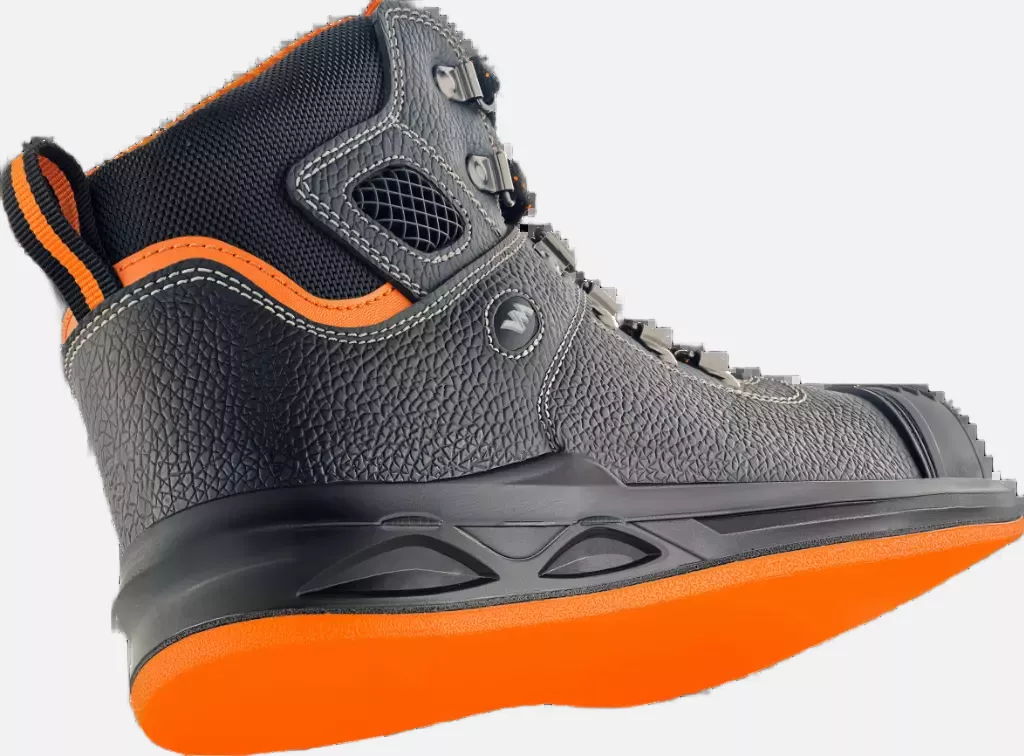 VM Footwear 5290-S2PL, HAMBURG ASPHALT Safety Ankle Shoes, SB, Black/Orange, image 3