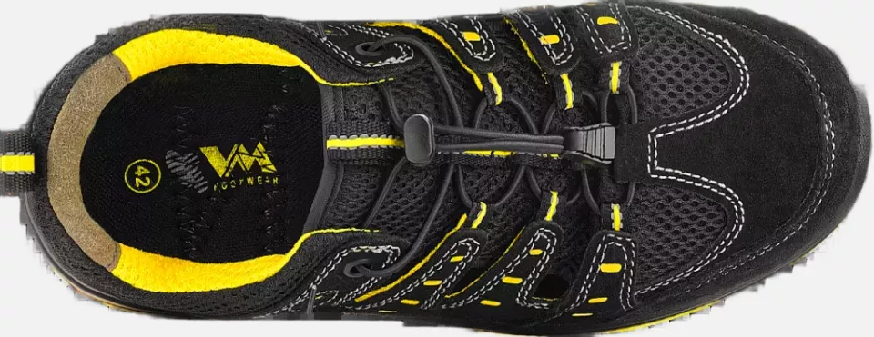 VM Footwear 2115-S1ESD, MEMPHIS Sicherheitssandalen, S1, Schwarz/Gelb, image 4, gallery thumbnail