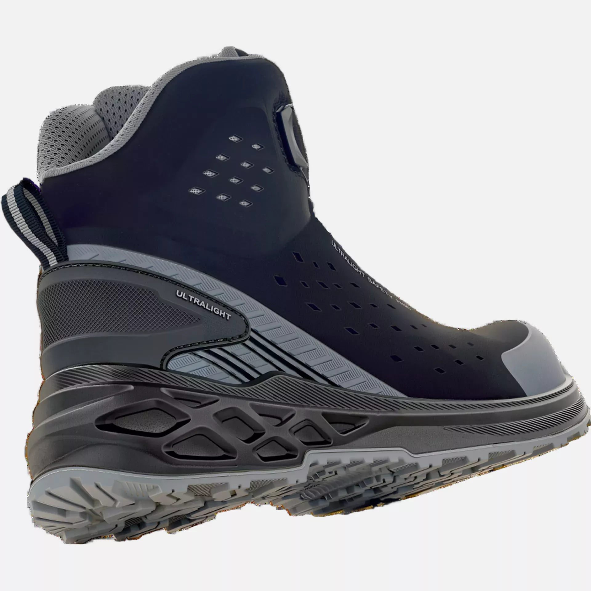 VM Footwear 3660-S1PSBOA, BERLIN Mid BOA Safety Shoes S1P ESD, Black, image 2