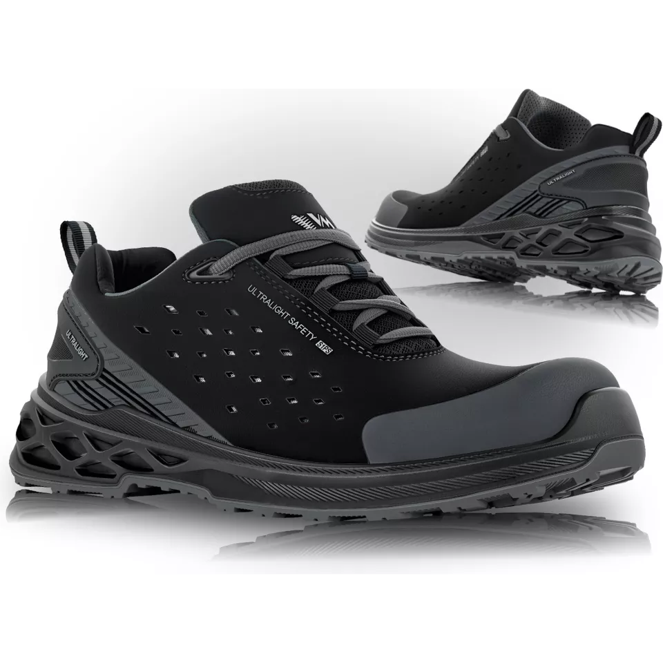 VM Footwear 3665-S1PSESD, DRESDEN Sicherheitsschuhe S1P ESD, Schwarz, image 3, gallery thumbnail