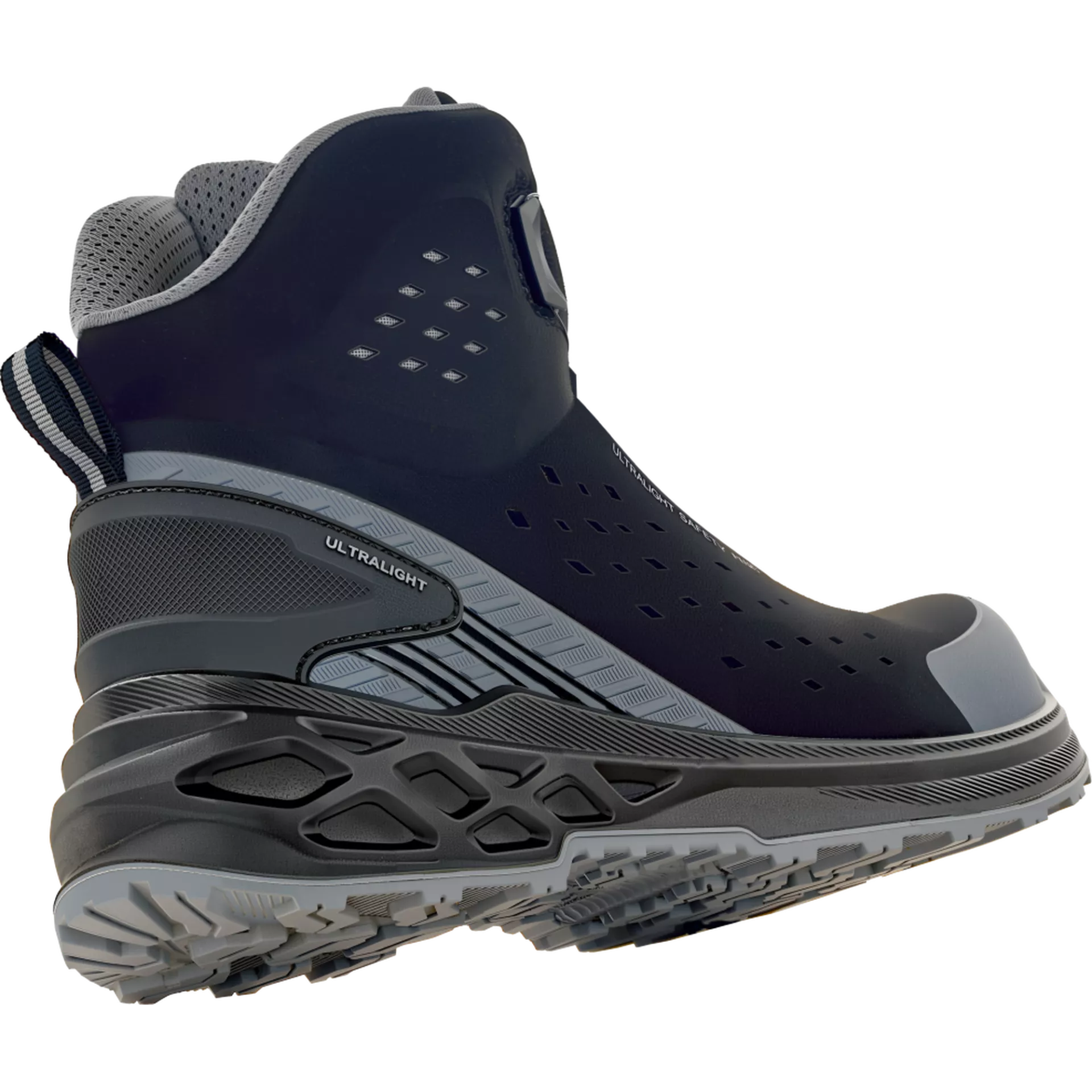 VM Footwear 3660-S1PSBOA, BERLIN Mid BOA Safety Shoes S1P ESD, Black, image 2