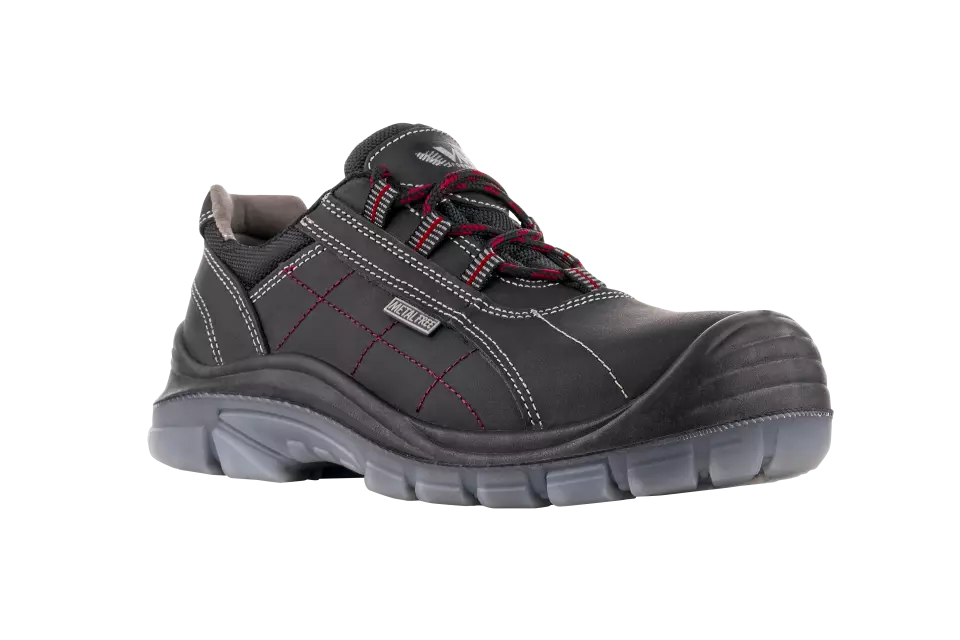 VM Footwear 5125-S3, MIAMI Safety Low Shoes, S3, Black/Gray, image 1, gallery thumbnail