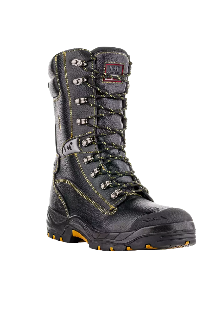 VM Footwear 2350-S3, BELFAST ANTICUT Level 1 Sicherheitsstiefel, S3, Schwarz/Gelb, image 1, gallery thumbnail