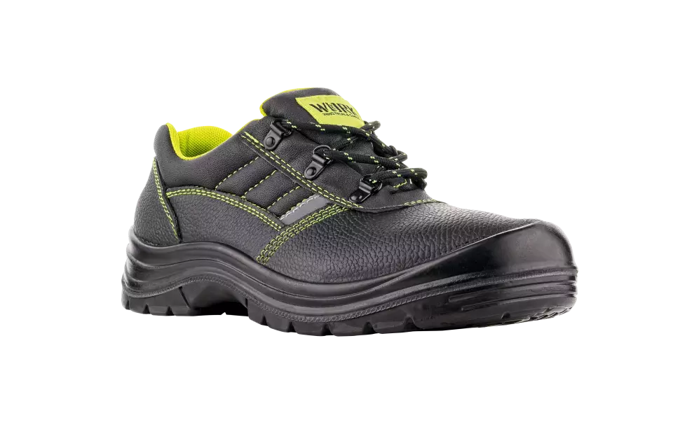 VM Footwear 3285-S1, GÖTEBORG Sicherheits-Halbschuh, S1, Schwarz/Lime, image 1, gallery thumbnail