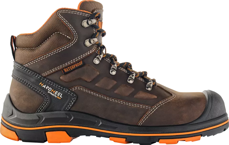 VM Footwear 2550-O6ESD, STUTTGART Berufsknöchelschuhe O6 ESD, Braun/Schwarz, image 3, gallery thumbnail
