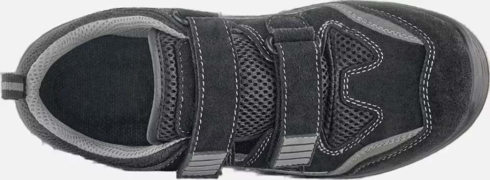 VM Footwear 2025-S1PLESD, LIVORNO Safety Sandals, S1P, Black/Gray, image 4, gallery thumbnail