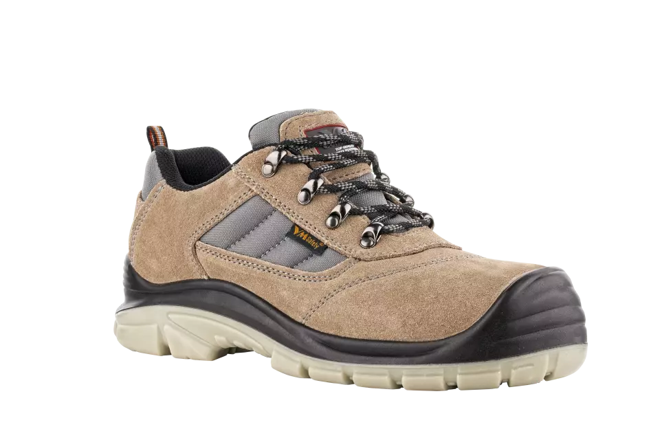 VM Footwear 2665-S1, ROMA Safety Low Shoes, S1, Tan/Gray, image 1, gallery thumbnail