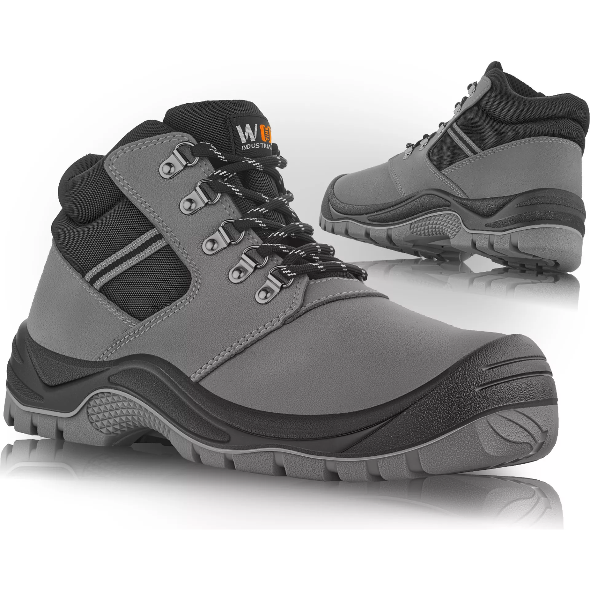 VM Footwear 3390-S3, BURGAS Mid Safety Shoes S3, Grey, image 3