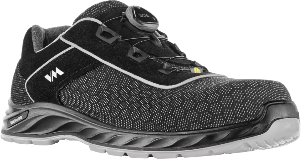 VM Footwear 2255-S3ESD, MINNEAPOLIS Sicherheitshalbschuhe S3, Schwarz/Weiß, image 1