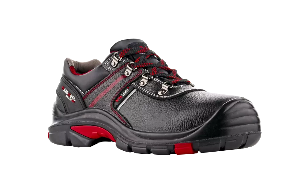 VM Footwear 5065-O1, COVENTRY Occupational Low Shoes, O1, Black/Red, image 1, gallery thumbnail