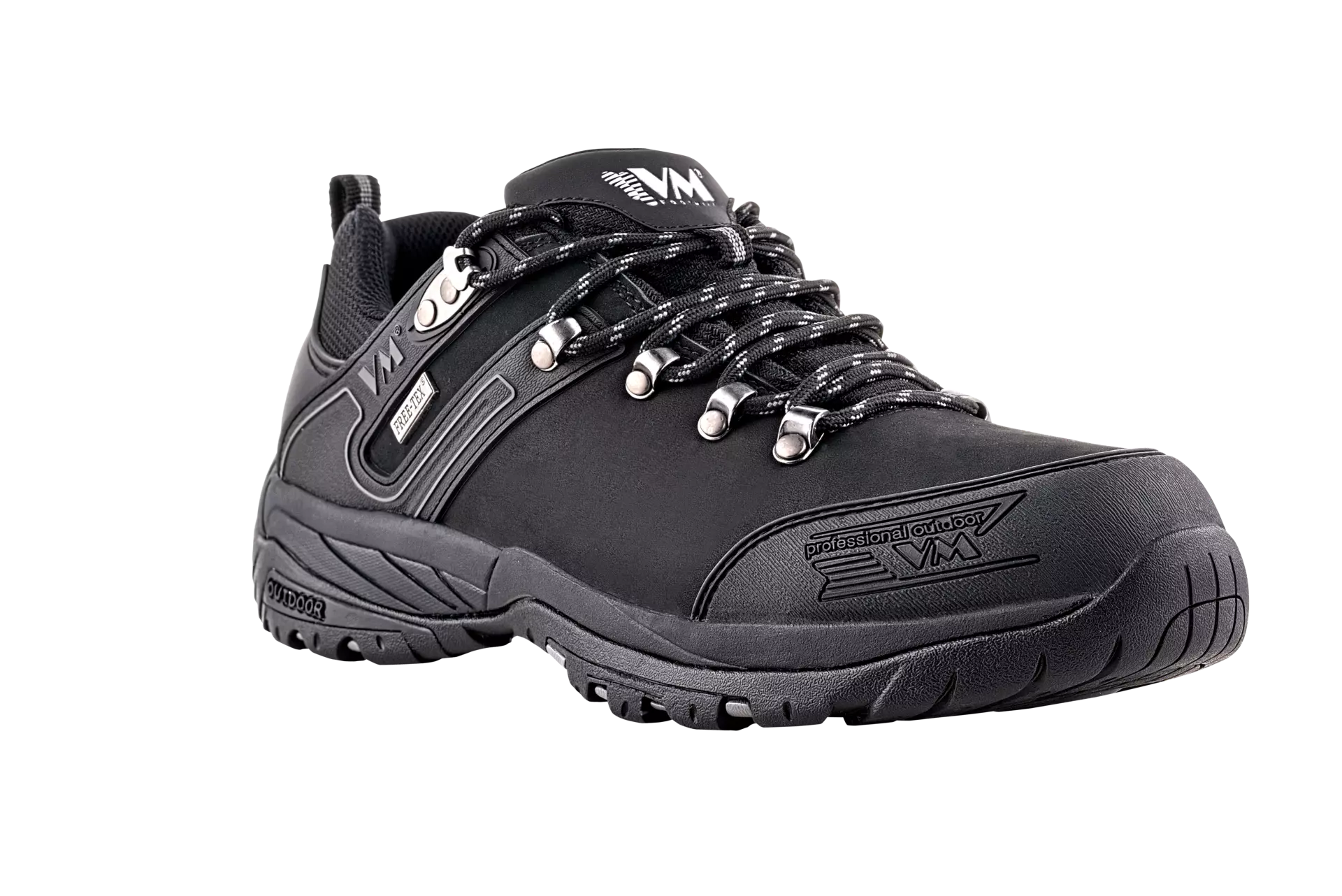 VM Footwear 4115-OB, LIMA Occupational Low Shoes, O2, Black/Silver, image 1